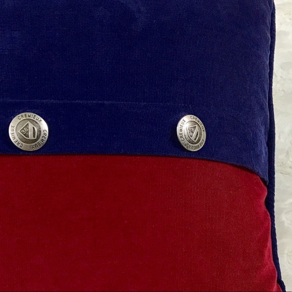 Cremieux Corduroy Red/Blue Nautical Throw … - Picture 4 of 7